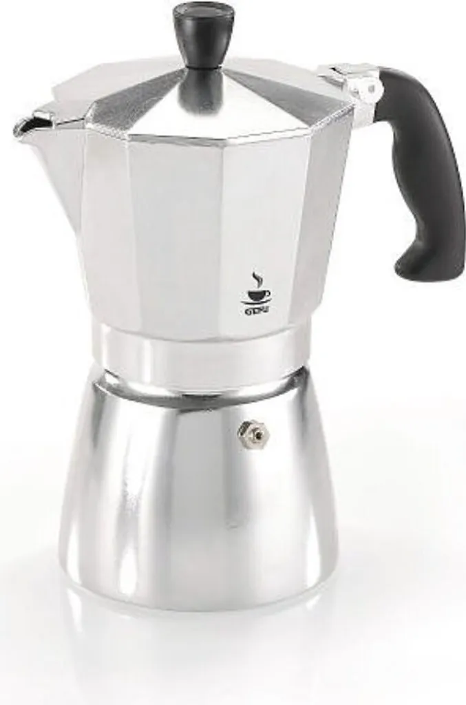 GEFU Cafetière Espresso LUCINO 3 Tasses - Machine à Café Italienne Inox