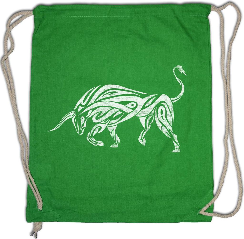 Urban Backwoods Celtic Bull, Turnbeutel, Farbe: Hellgrün