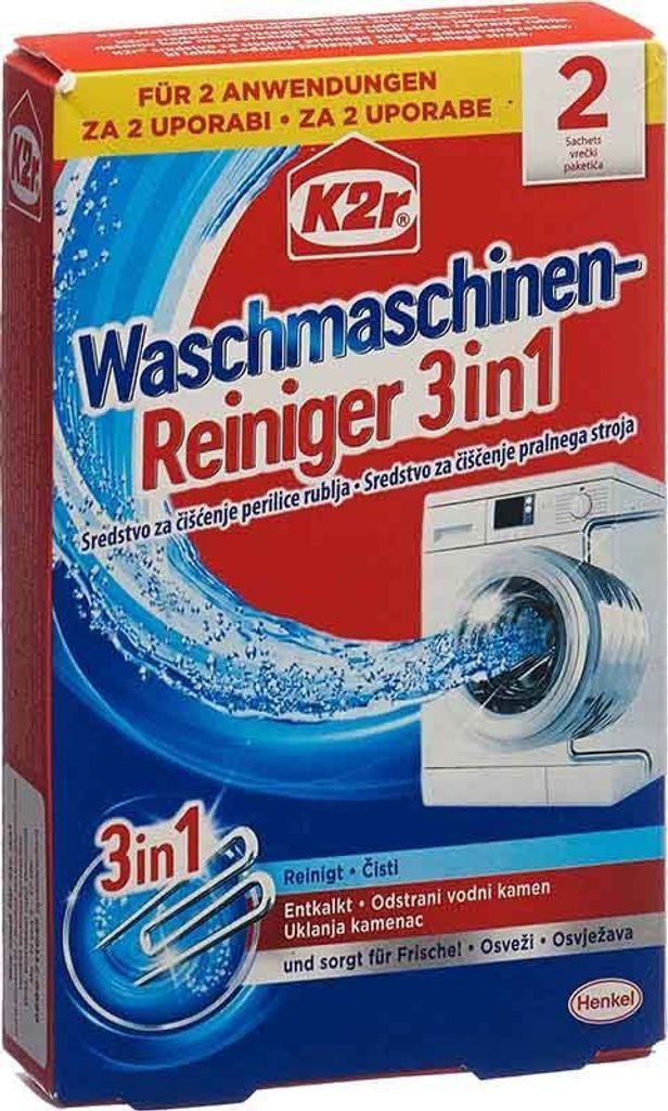 K2r Waschmaschinen-Reiniher 3-1 ( 2 Sachets a 75 g) 150 g