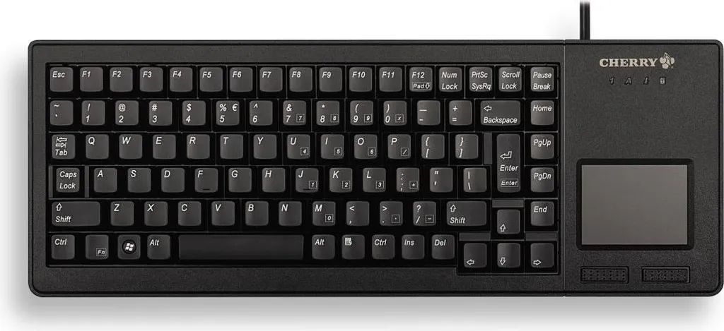 Clavier Compact avec Pavé Tactile Intégré Cherry G84-5500 Noir