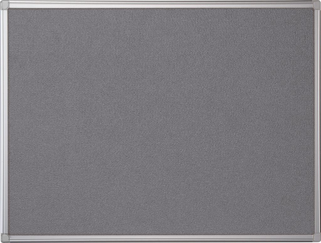 Bi-office Pinnwand Maya FA2842170 Aluminiumrahmen Filz 200x120cm grau
