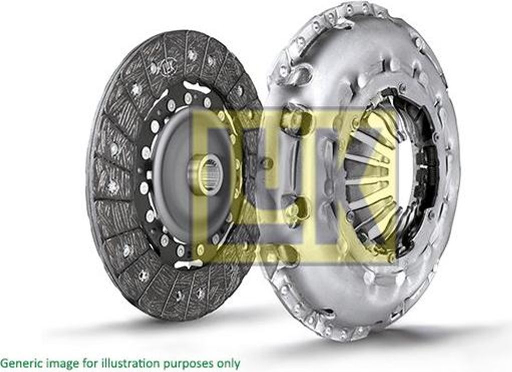 LuK 623 3721 09 Kupplungssatz OE 1609348180 kompatibel mit C3, C4, C5, DS3, DS4, 2008, 208, 3008, 308, 5008, 508, RCZ