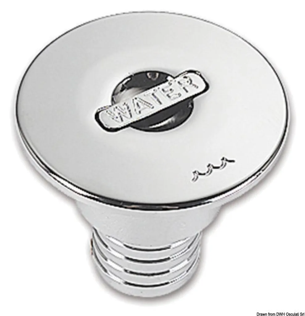 Raccord de Remplissage Droit en Laiton 38 mm pour Réservoir de Bateau