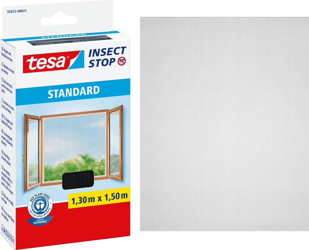 tesa Fliegengitter Standard Insektenschutz Fenster ohne Produktbild 