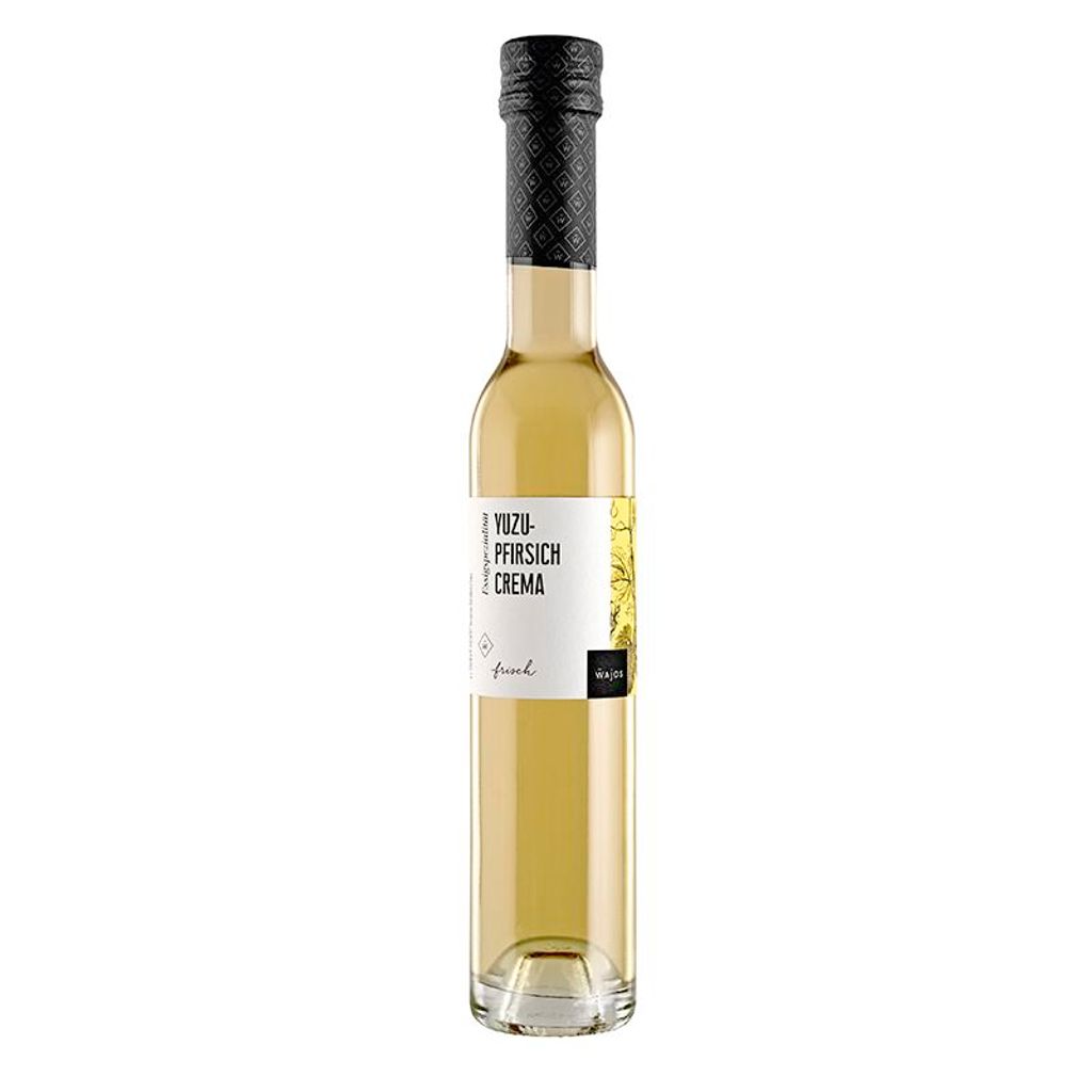 Wajos Yuzu Pfirsich Crema Essigspezialität 0,25l Produktbild 