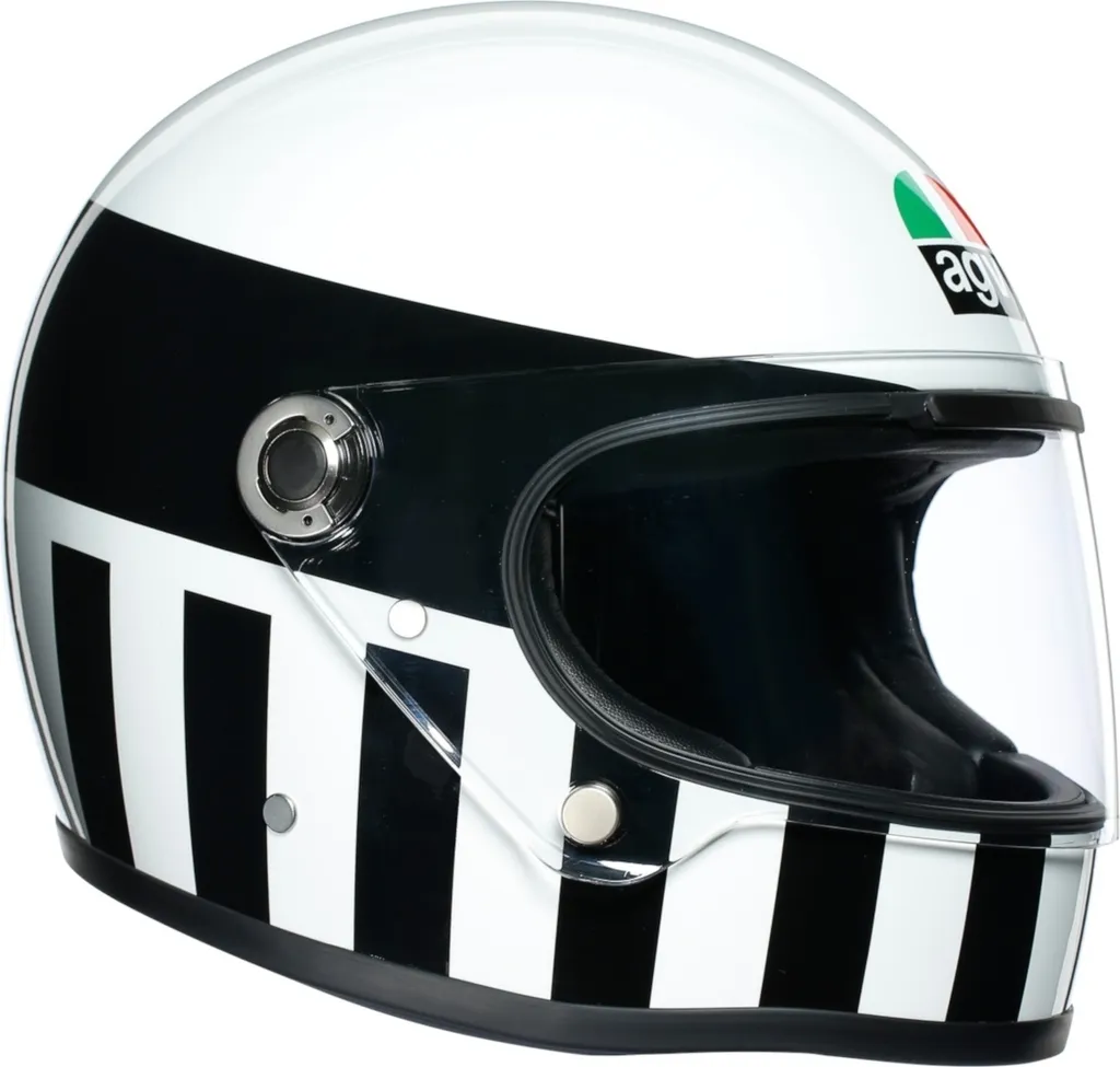 Casque AGV X3000 Invictus S 55 : Look Vintage et Protection Haute Sécurité