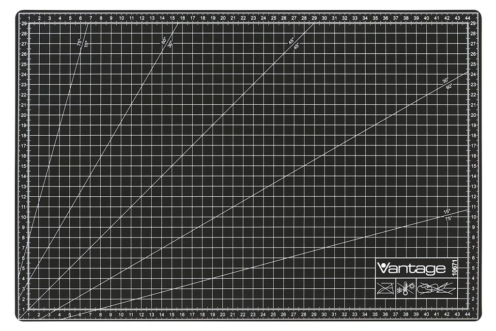 Dahle Schneidematte Vantage schwarz, 30 x 45 cm Produktbild 