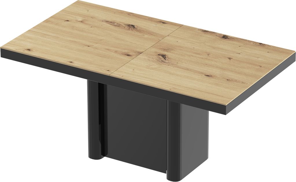 Design Esstisch HFE-111 Hochglanz ausziehbar Tisch Esszimmer 160 - 256