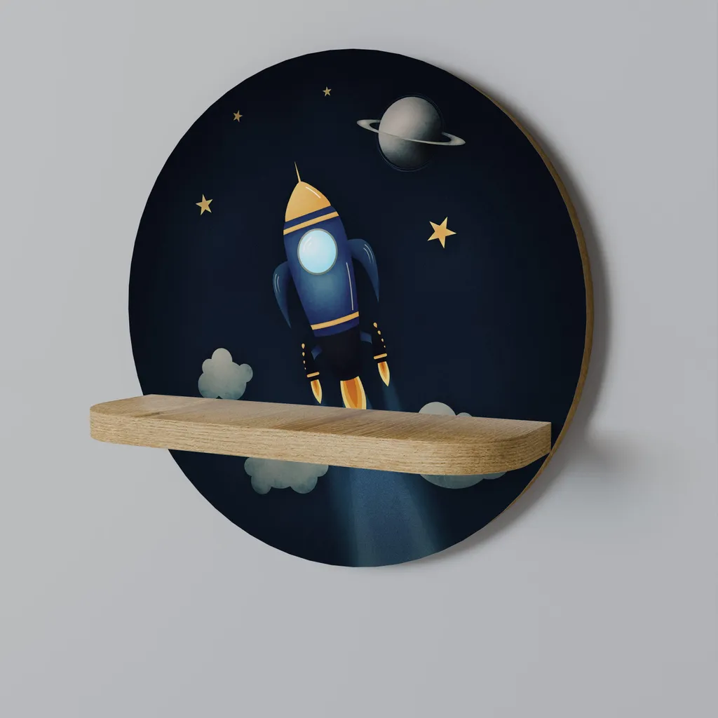 Étagère ronde STELLAR SWING gain de place pour ranger sans encombrer