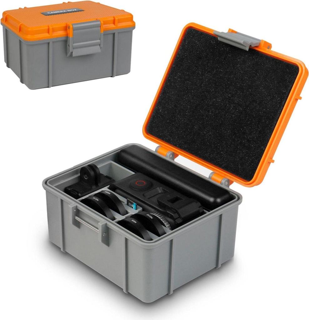 Für DJI Osmo Action 5 Pro / 4 / 3 Hard Case Aufbewahrungsbox Grau