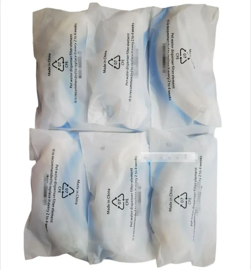 Ricambi Filtro INF 6pz | Purezza Cristallina per Fontana Pet