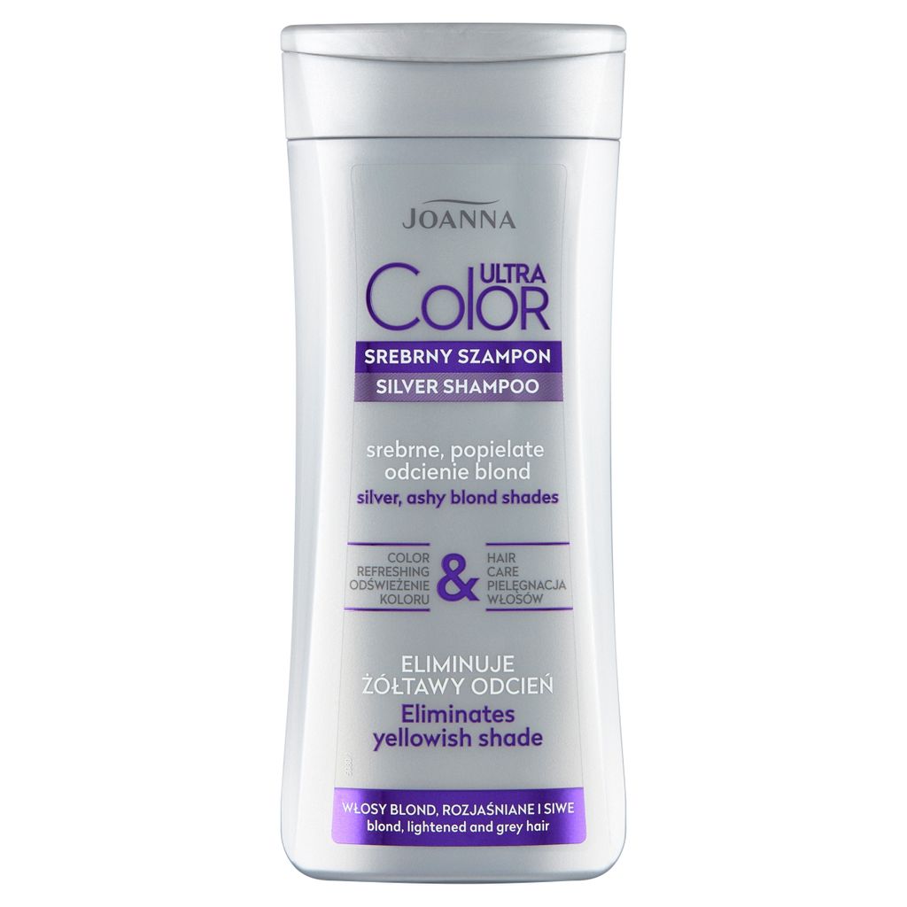 JOANNA Ultra Color Silver Shampoo für blondes, aufgehelltes und graues Haar 200ml