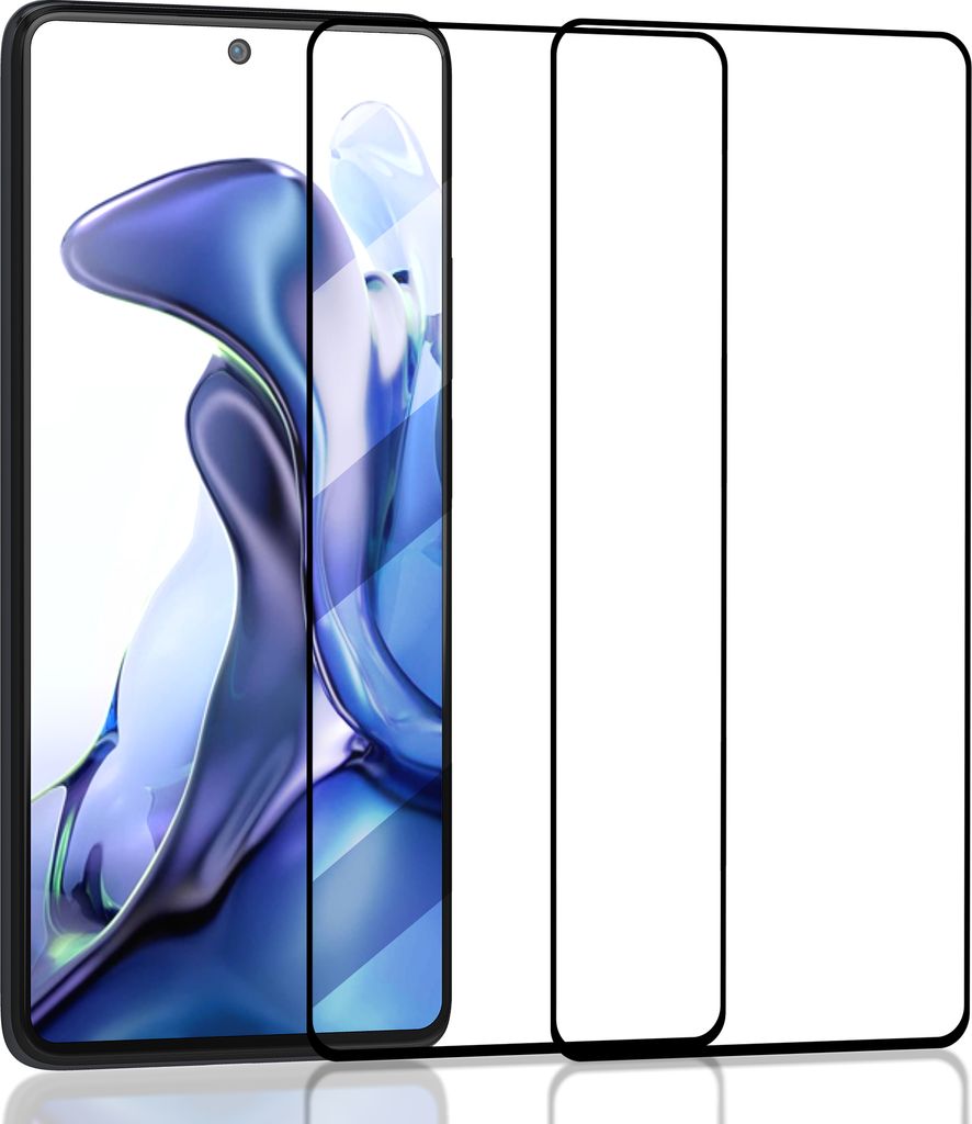 2-Pack Displayschutzfolie fur Xiaomi 11T 5G aus 9H gehärtetem Glas