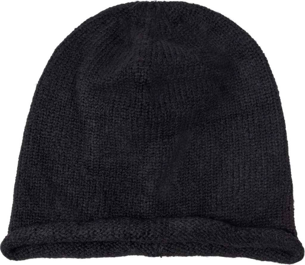 styleBREAKER Uni Oversize Strick Beanie Mütze mit Rollrand, Warme Winter Strickmütze Einfarbig, loose fit 04024207