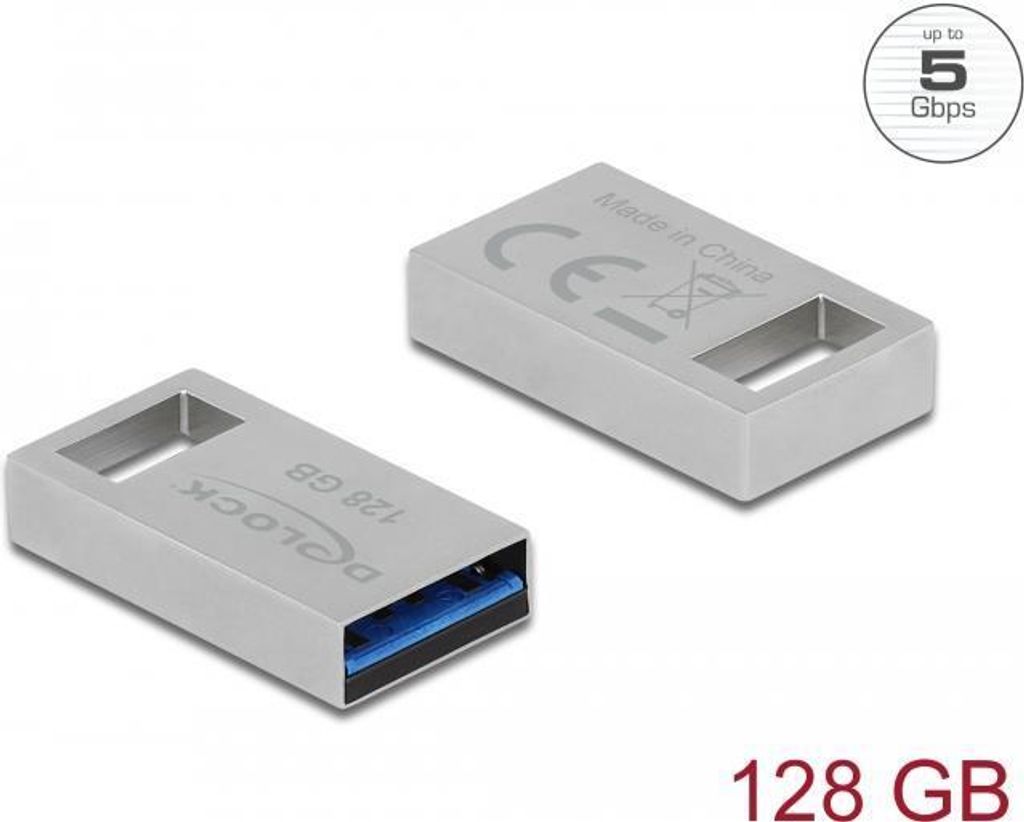 DeLOCK 54072, 128 GB, USB Typ-A, 3.2 Gen 1 (3.1 Gen 1), 111 Obrázok produktu 