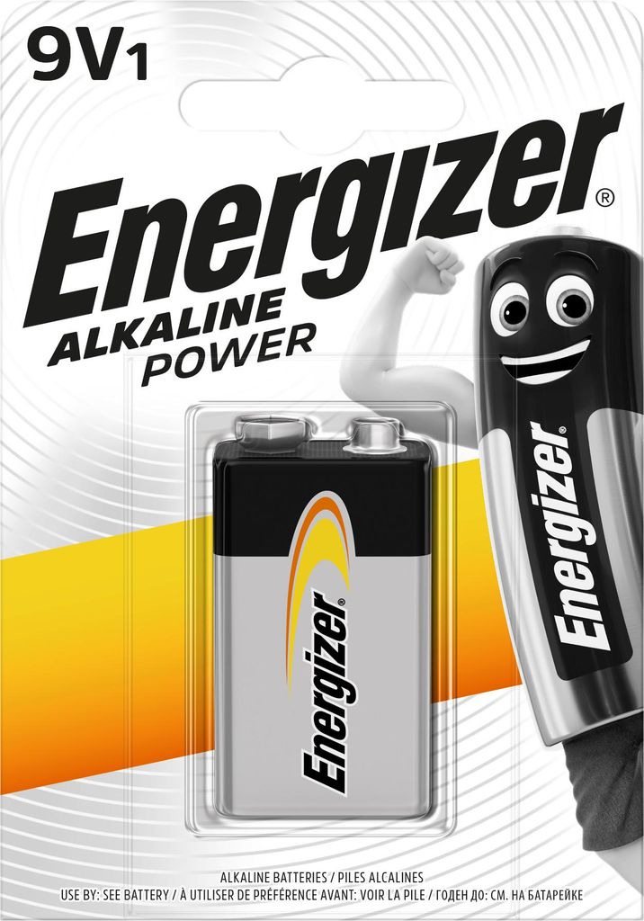 Blister Energizer 6LR61 Alcaline 9v Immagine del prodotto 