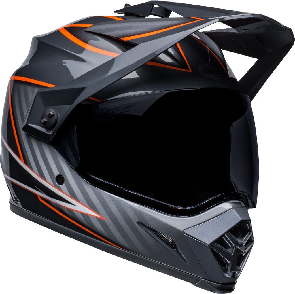 Bell MX-9 Adventure MIPS Dalton Motocross Helm, schwarz/orange, 2XL