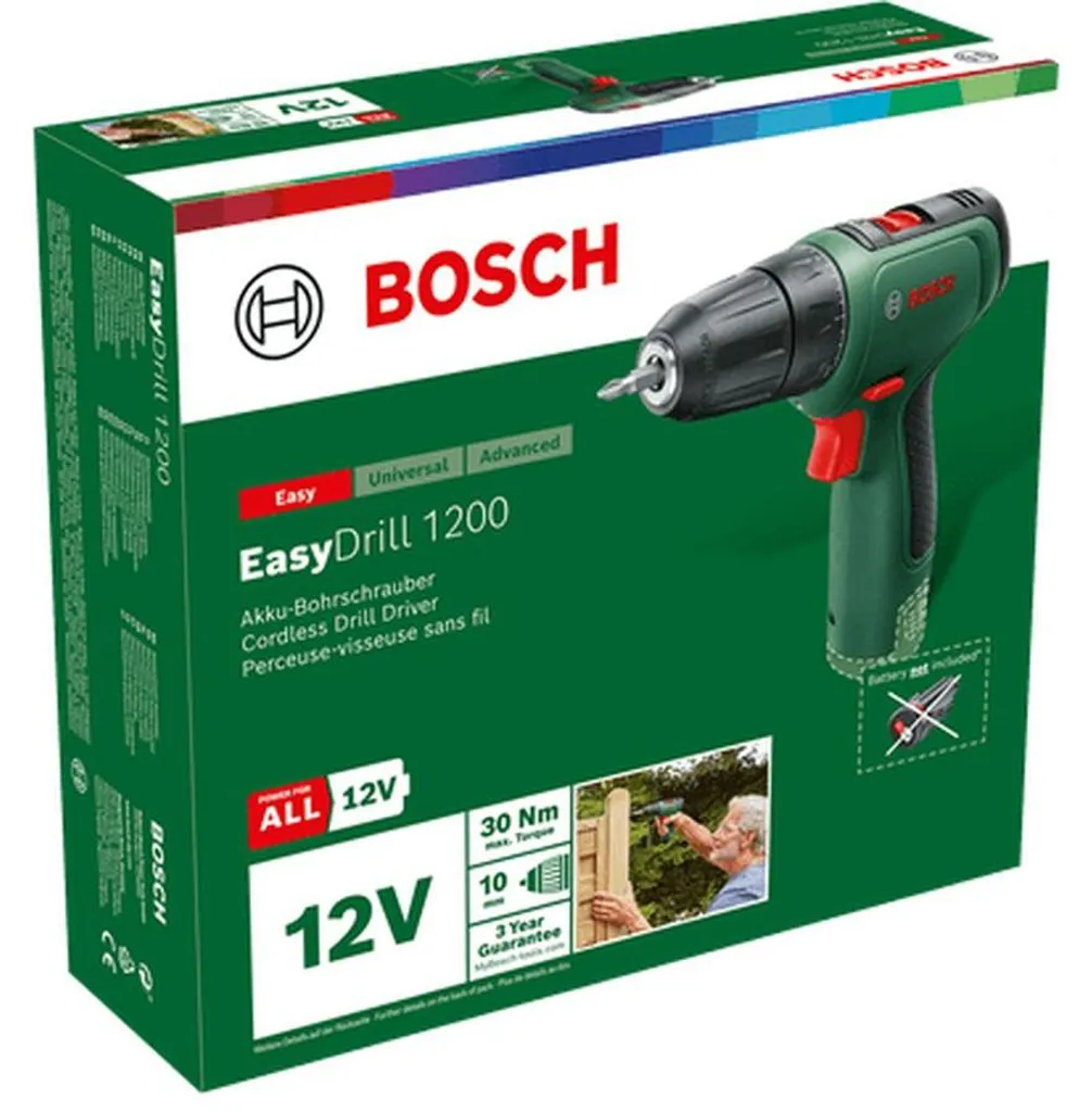 Bosch EasyDrill 1200 Perceuse 2 Vitesses Compacte et Puissante - 8