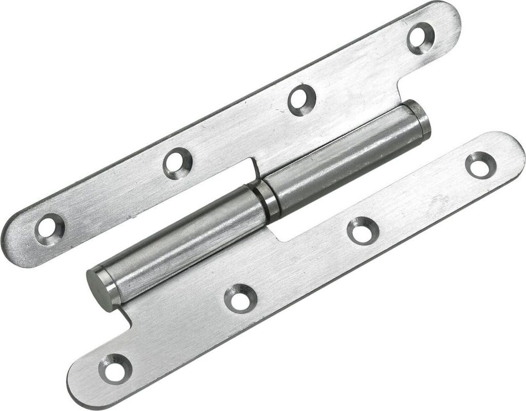 Hettich Türband 55 x 140 mm links Edelstahl matt - 1 Stück