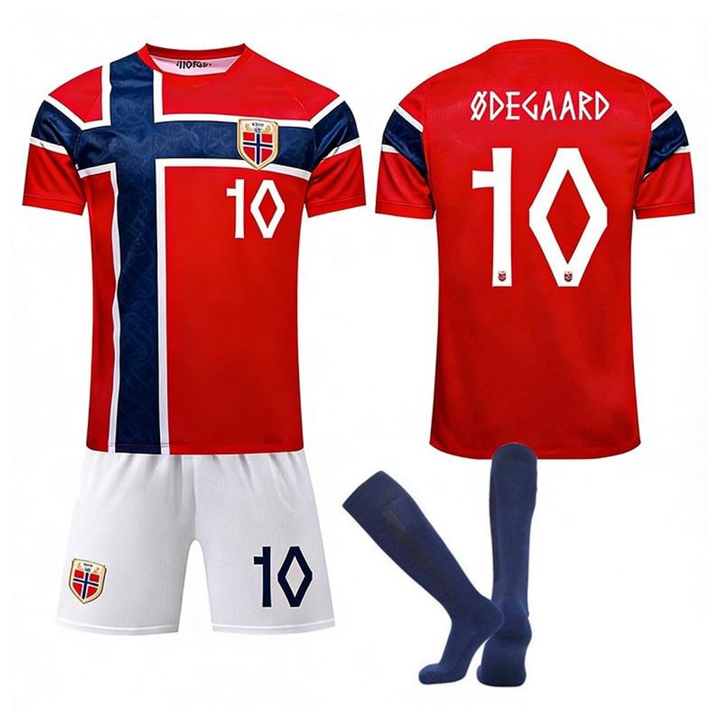 #10 DECAARD Maglia da calcio della Norvegia per i Mondiali Immagine del prodotto 