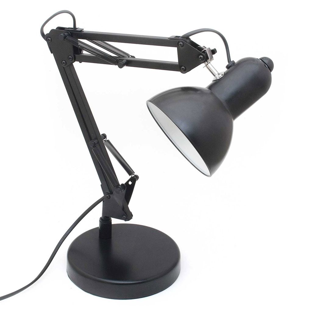 LED Schreibtischleuchte Klemmlampe schwarz Leselampe Büro Klammerlampe Retro 