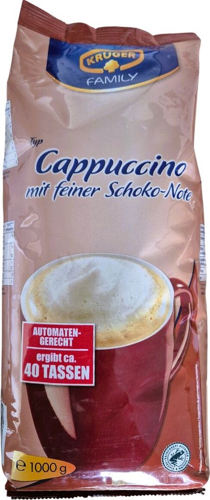 Krüger Cappuccino mit feiner Schoko-Note 1kg Produktbild 