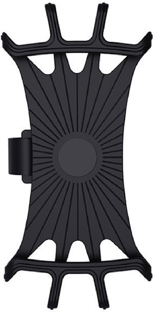 Telefonhalter 360 Grad rotierender Silikon -Lenker -Telefonnavigationshalterung für Mountainbike-Schwarz