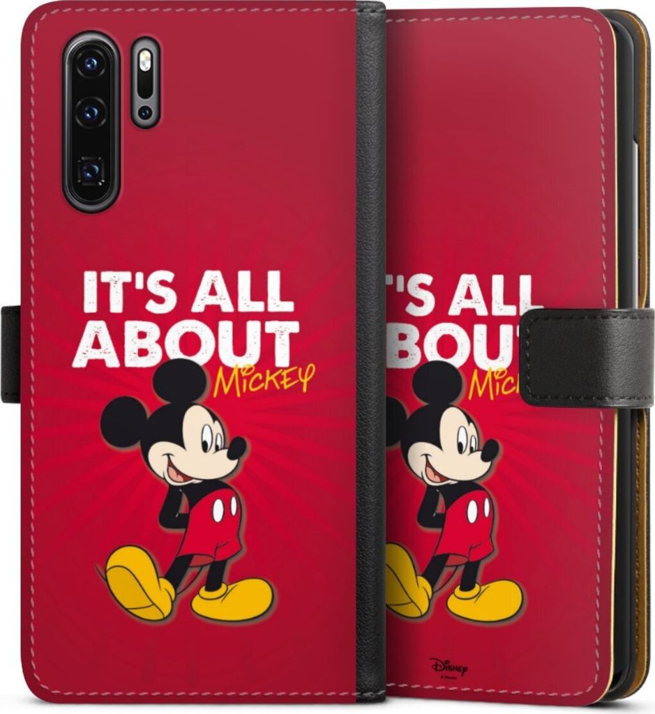 DeinDesign Klapphülle für Huawei P30 Pro Handytasche Lederhülle Tasche Disney Maus Offizielles Lizenzprodukt