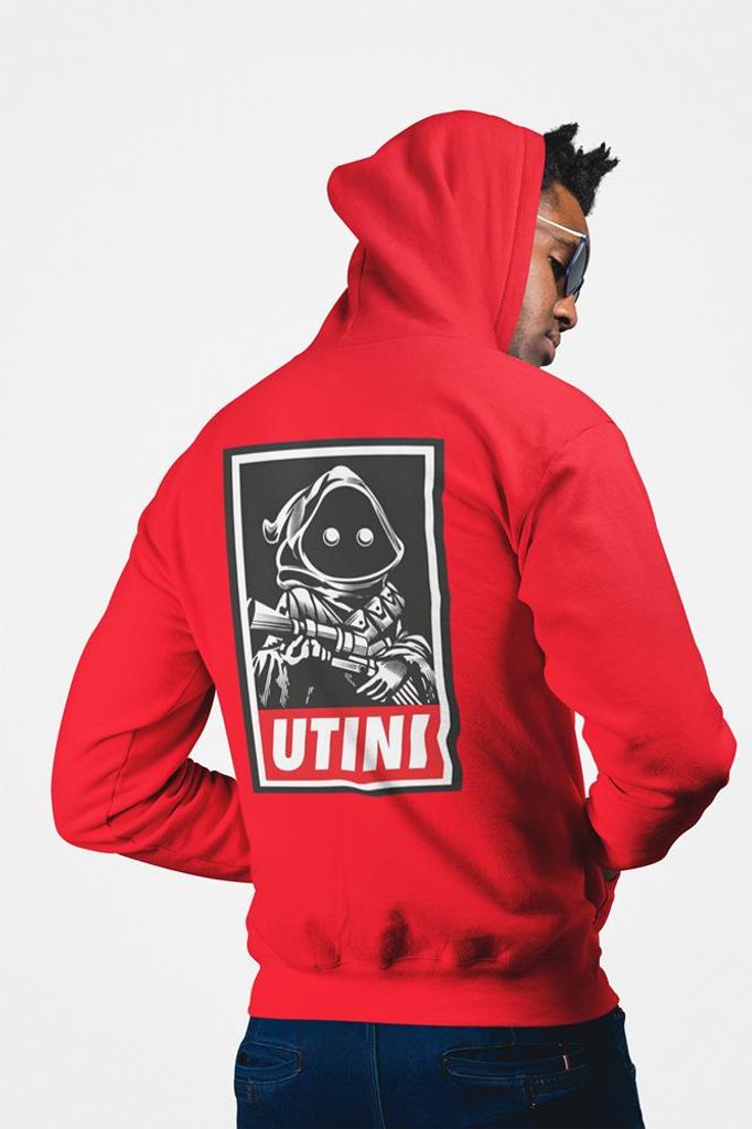 D&B Uni Hoodie ZIPMO00085 Star Wars Rot-Größe 3XL
