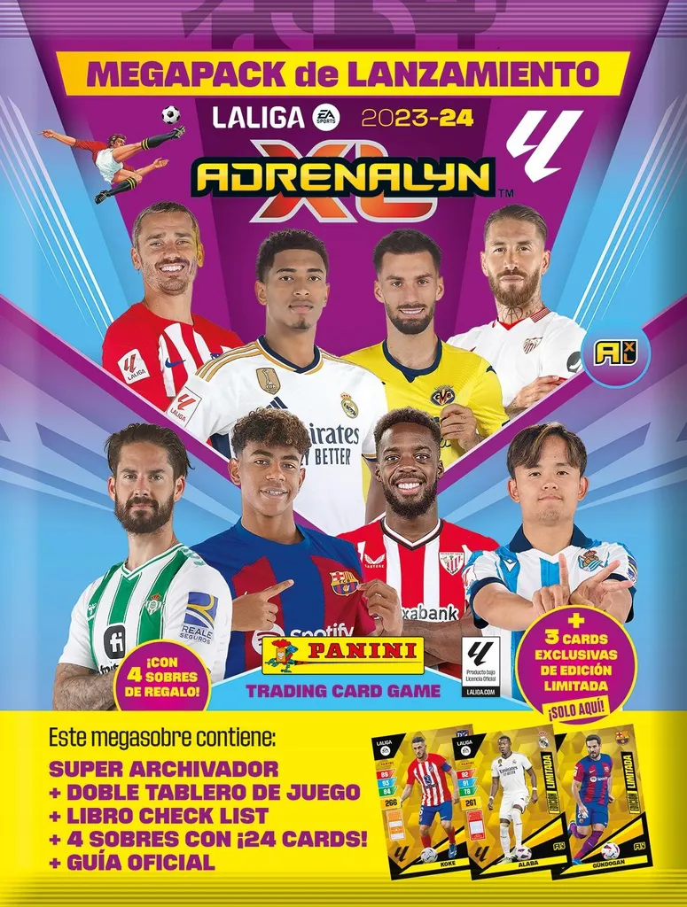 Cartes de foot à collectionner LALIGA 23/24 Panini : Pack de départ complet