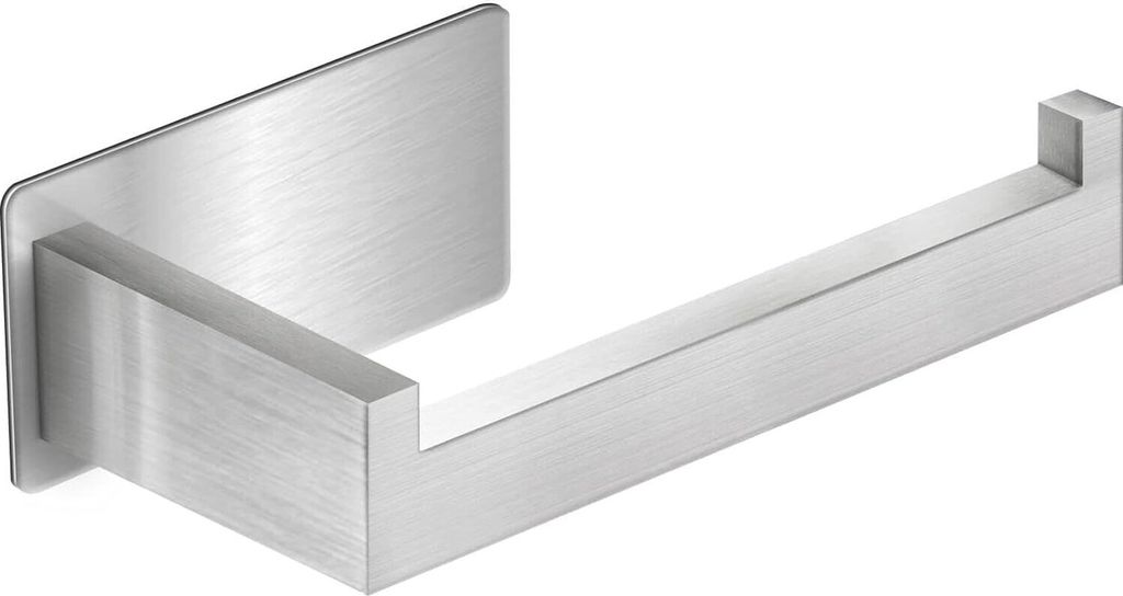 Auxmir Toilettenpapierhalter – Selbstklebend, Edelstahl, Rostfrei, Für Badezimmer & Küche, Silber