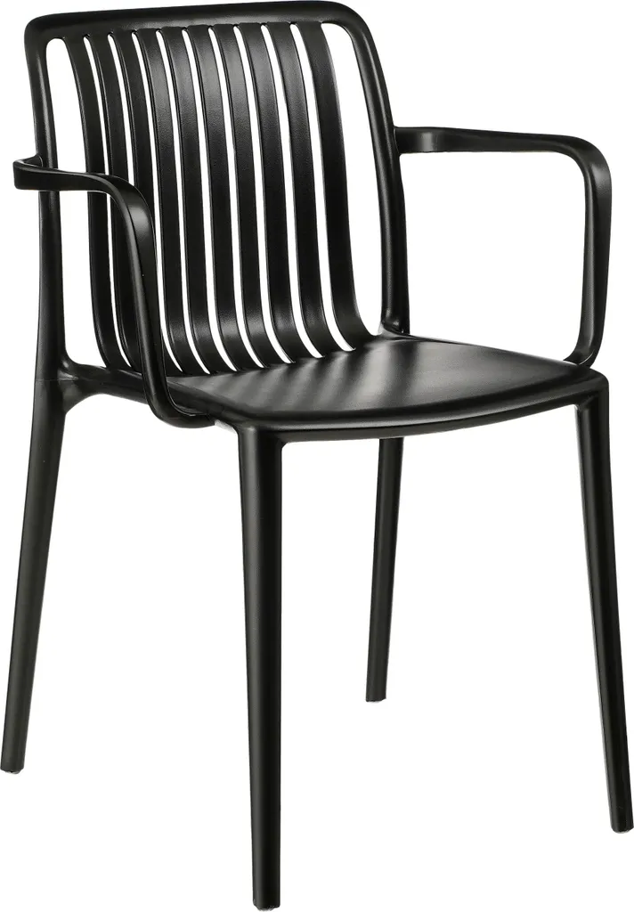 Mica Decorations Paloma Chaise de jardin Noir L53 x l53 x H78 cm Design