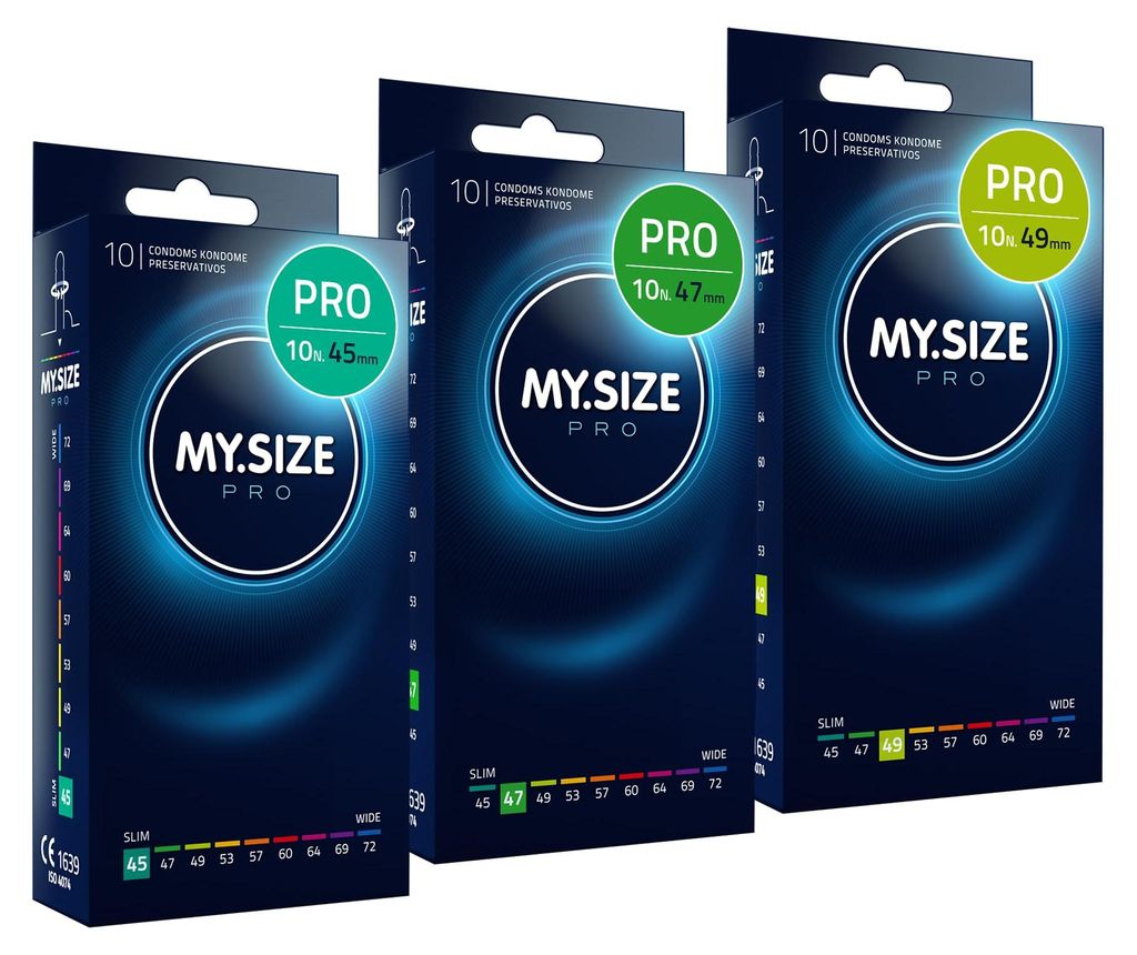Zestaw prezerwatyw MY.SIZE PRO rozmiar 0,1,2-45,47,49 mm, Zdjęcie produktu 