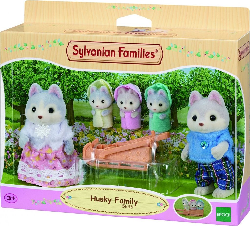 Puppen-Set Sylvanian Families The Husky Family Produktbild