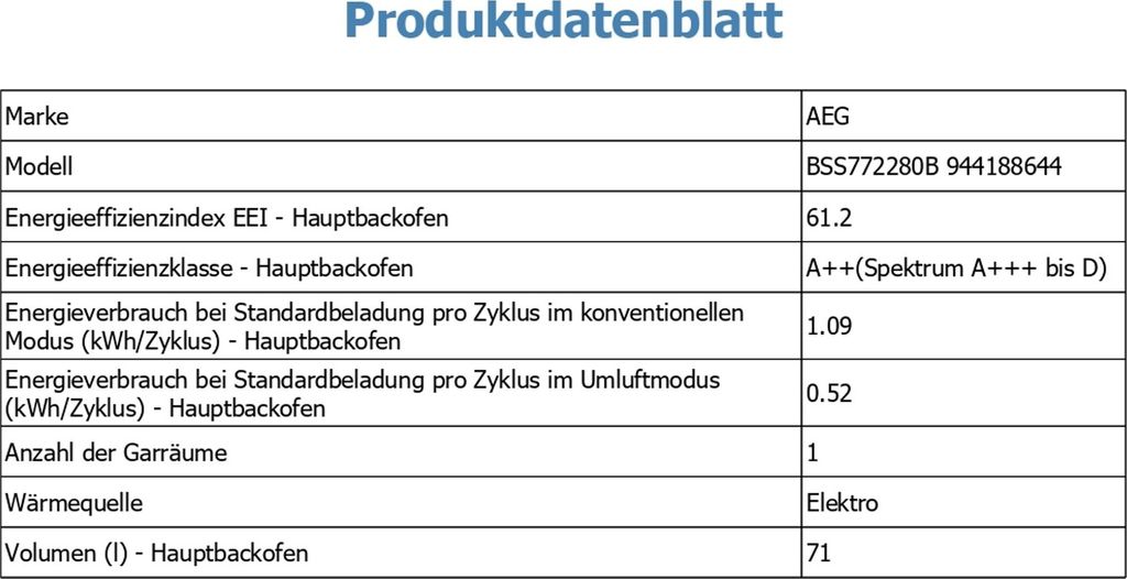 AEG BSS772280B 7000 SteamCrisp® / Backofen mit Produktbild 8