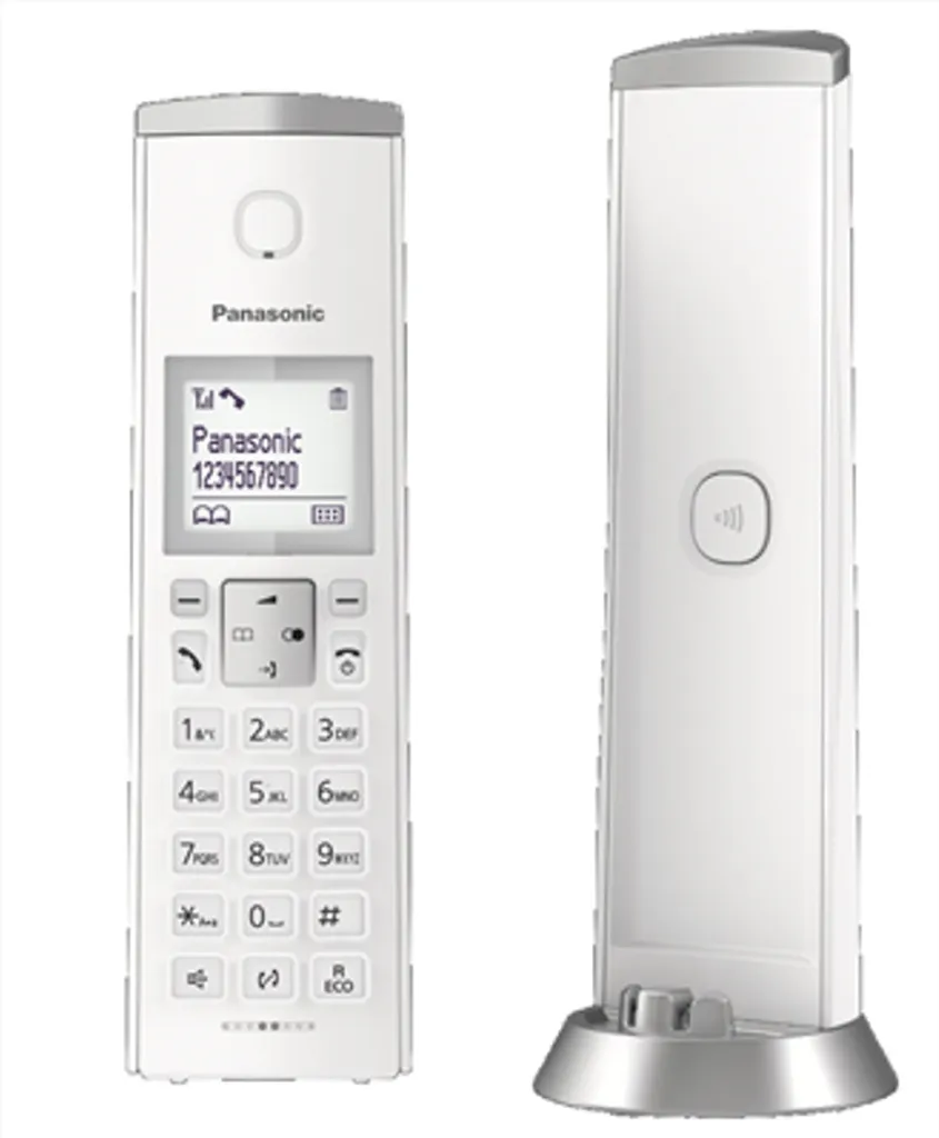 Téléphone sans Fil Panasonic KX-TGK212JTW Duo Blanc : Fini les Ondes