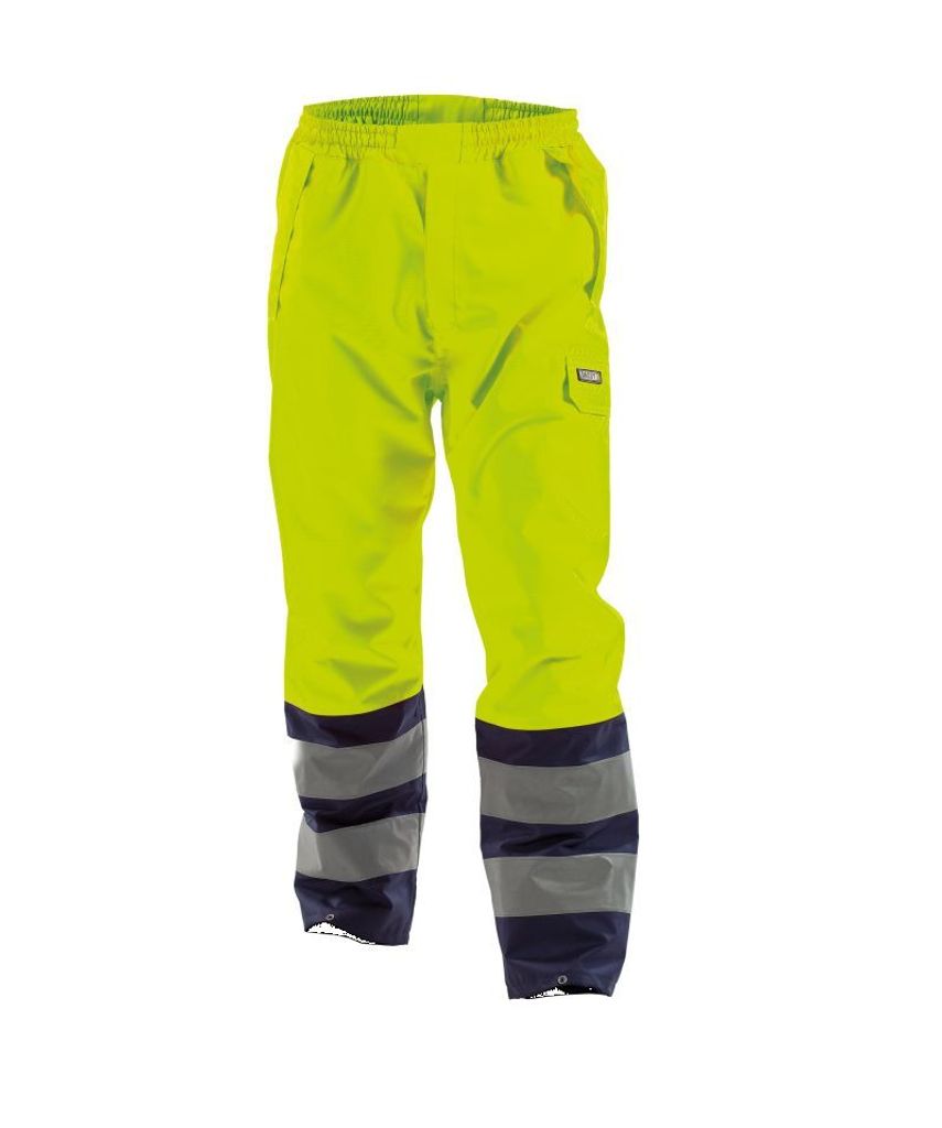 Dassy Warnschutz Regenhose SOLA PES70 Gr. XS neongelb/dunkelblau
