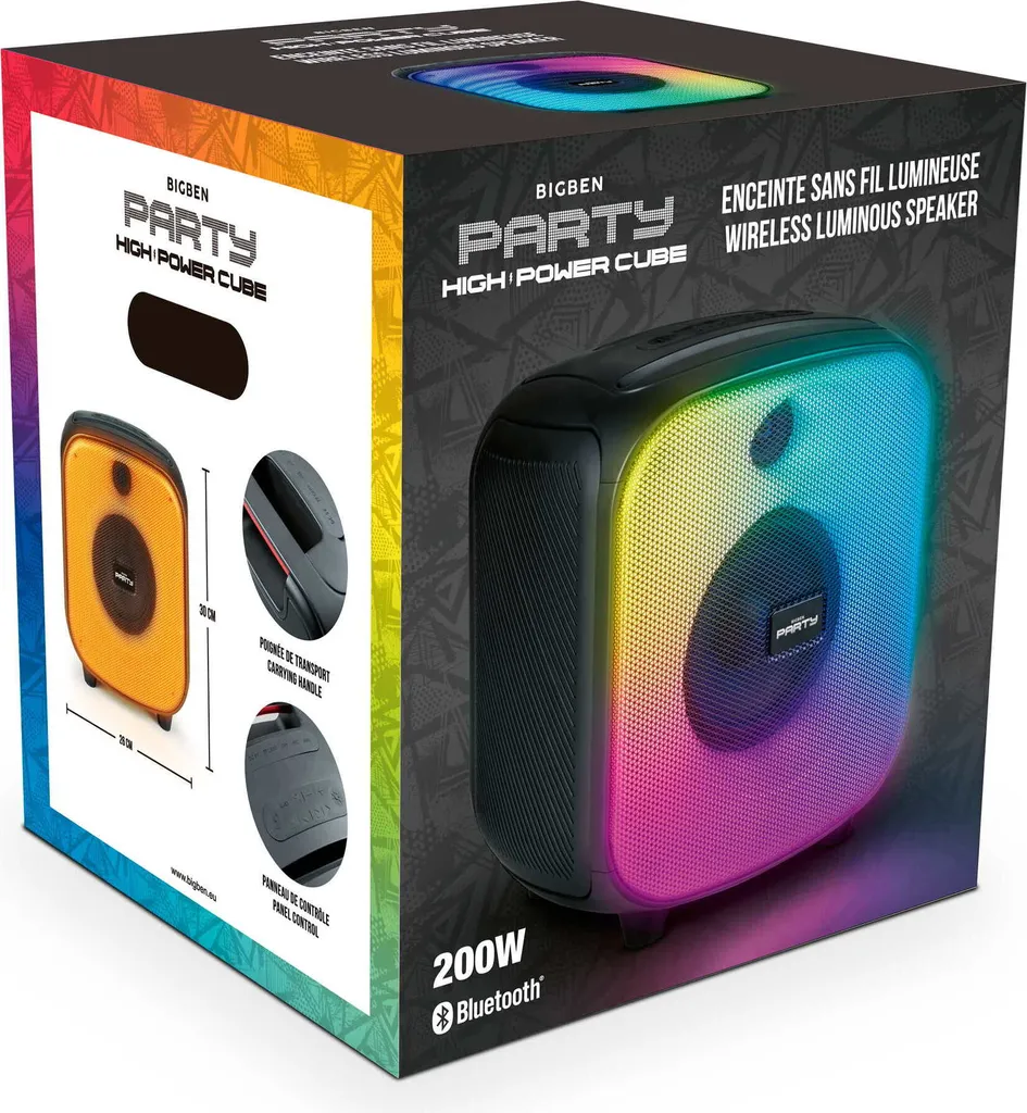Cassa Party Bigben AU389012 per Bambini e Ragazzi - Luci Disco