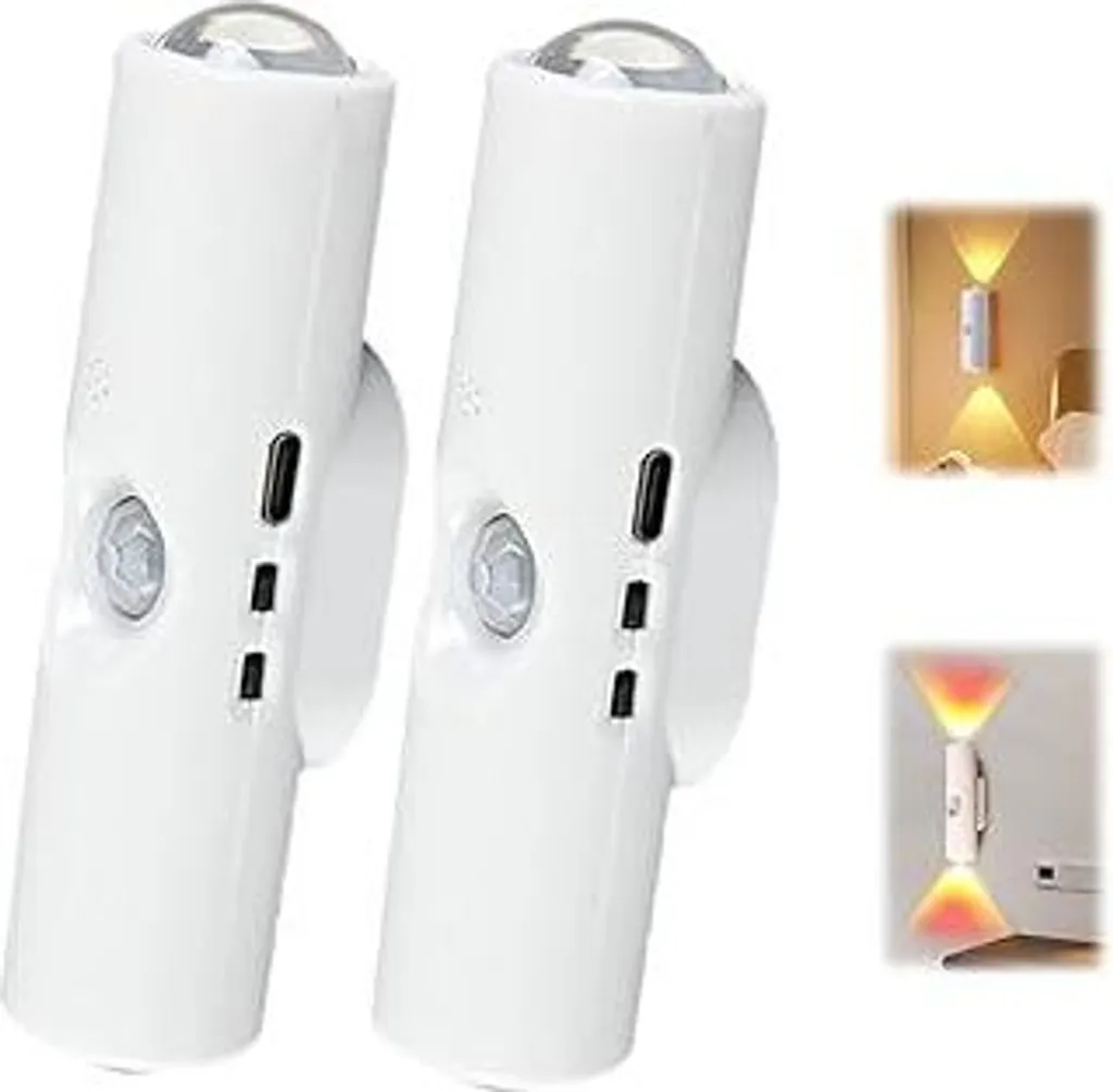 Smart LED Night Light 2 Pezzi - Sensore Movimento RGB per Domotica