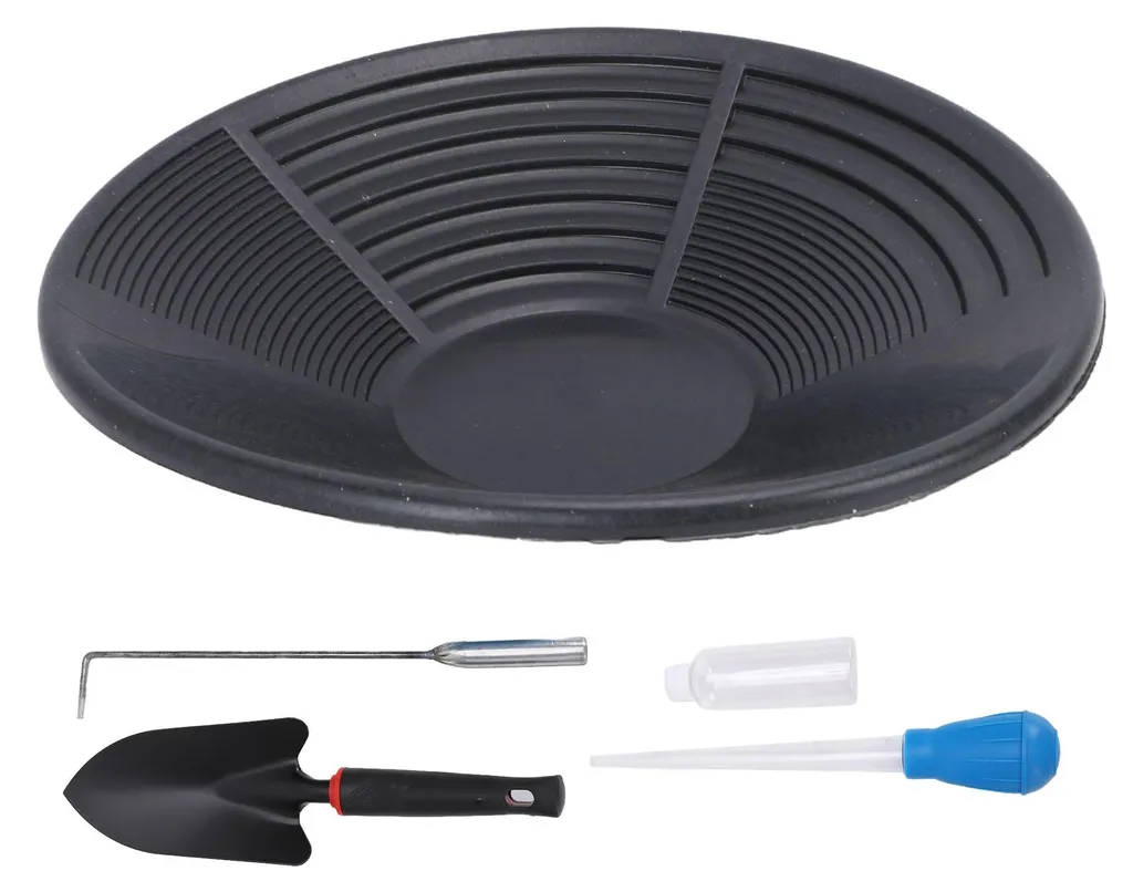 Kit de prospection d'or pour aventures en famille et sorties nature bivouac