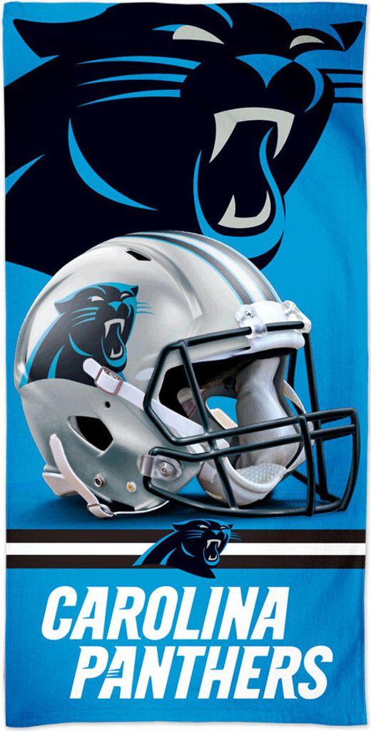 NFL Handtuch Carolina Panthers Spectra Beach Towel Strandtuch 150x75cm