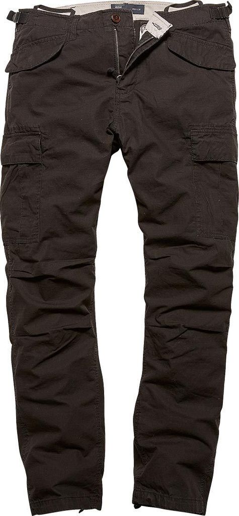 Vintage Industries Miller M65 Hose, schwarz, 32