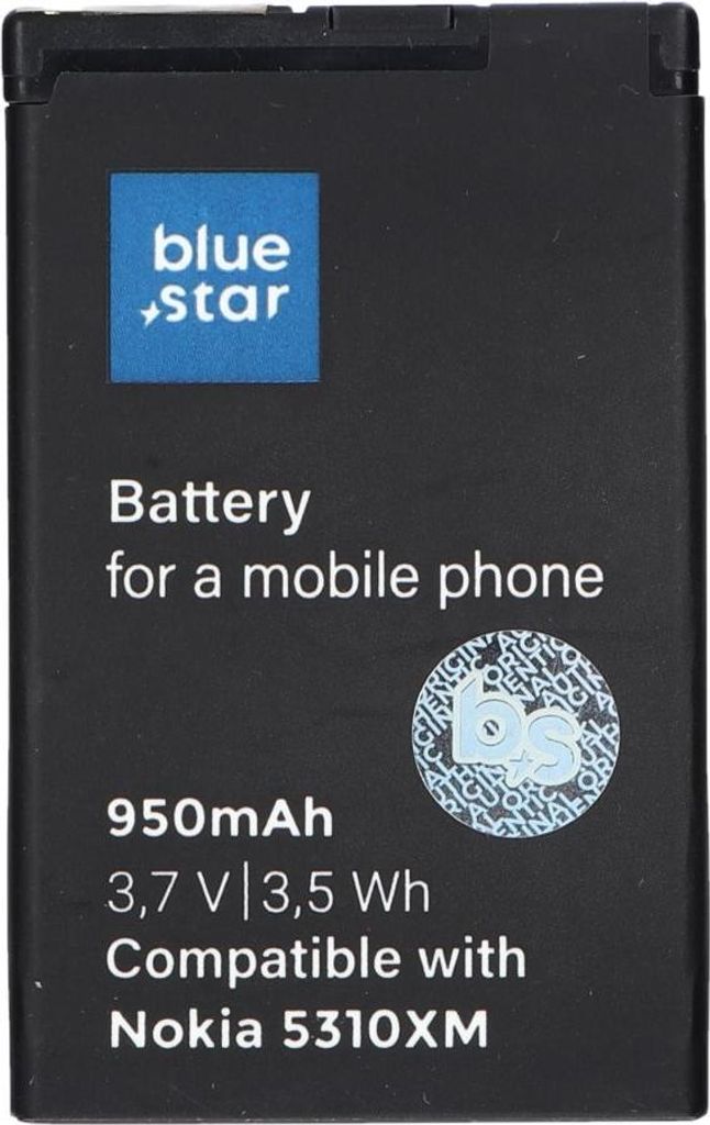 AKKU passend für Nokia 5310 Xpress Music/6600F/7210S/7310S 950m/Ah Li-Ion (BS) PREMIUM LINE