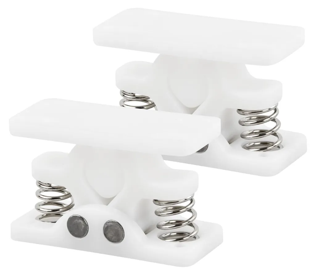 Fixation de porte robuste pour van aménagé avec système de protection murale