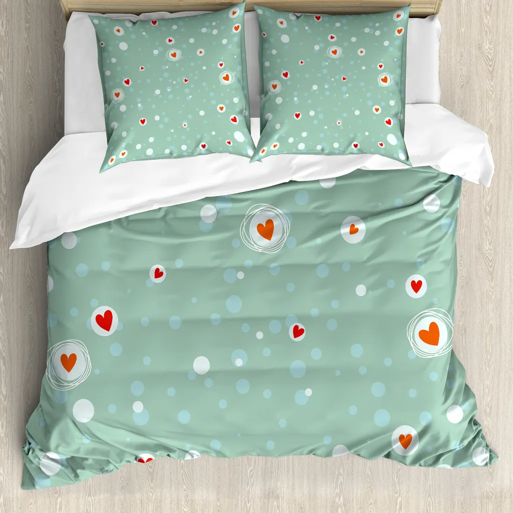 Copripiumino Artistico ABAKUHAUS 200x200 Antiacaro Seafoam - 1