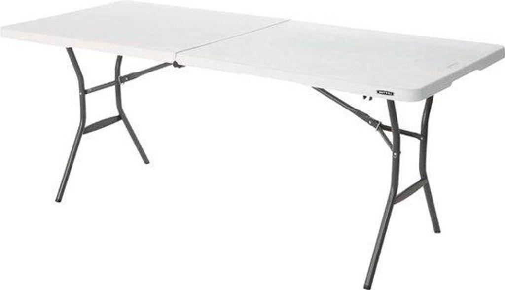 Klappbarer Tisch 183x76x74cm bunt für Garten