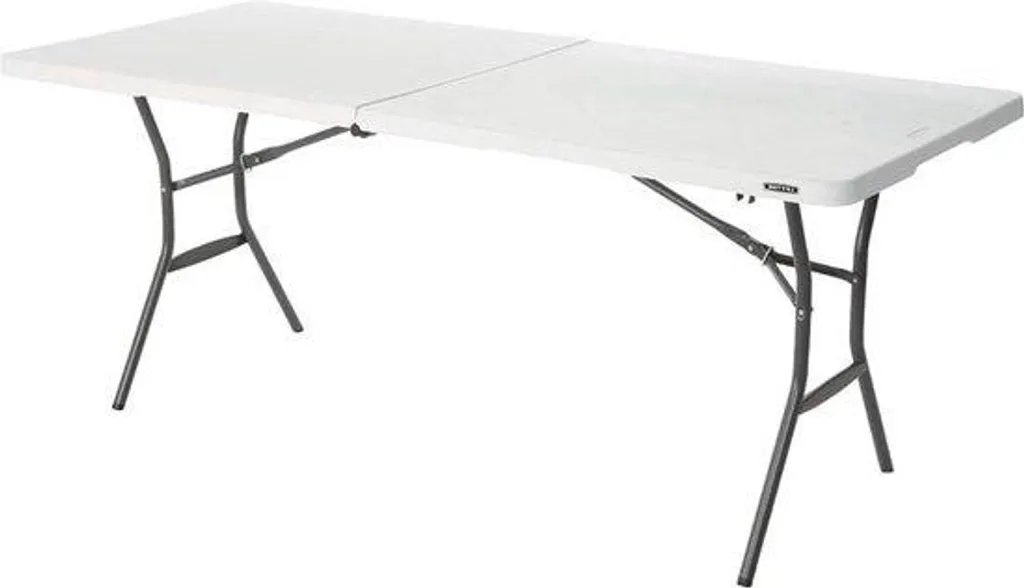 Table pliante multicolore Tyrell 183x76 cm structure robuste et compacte - 6