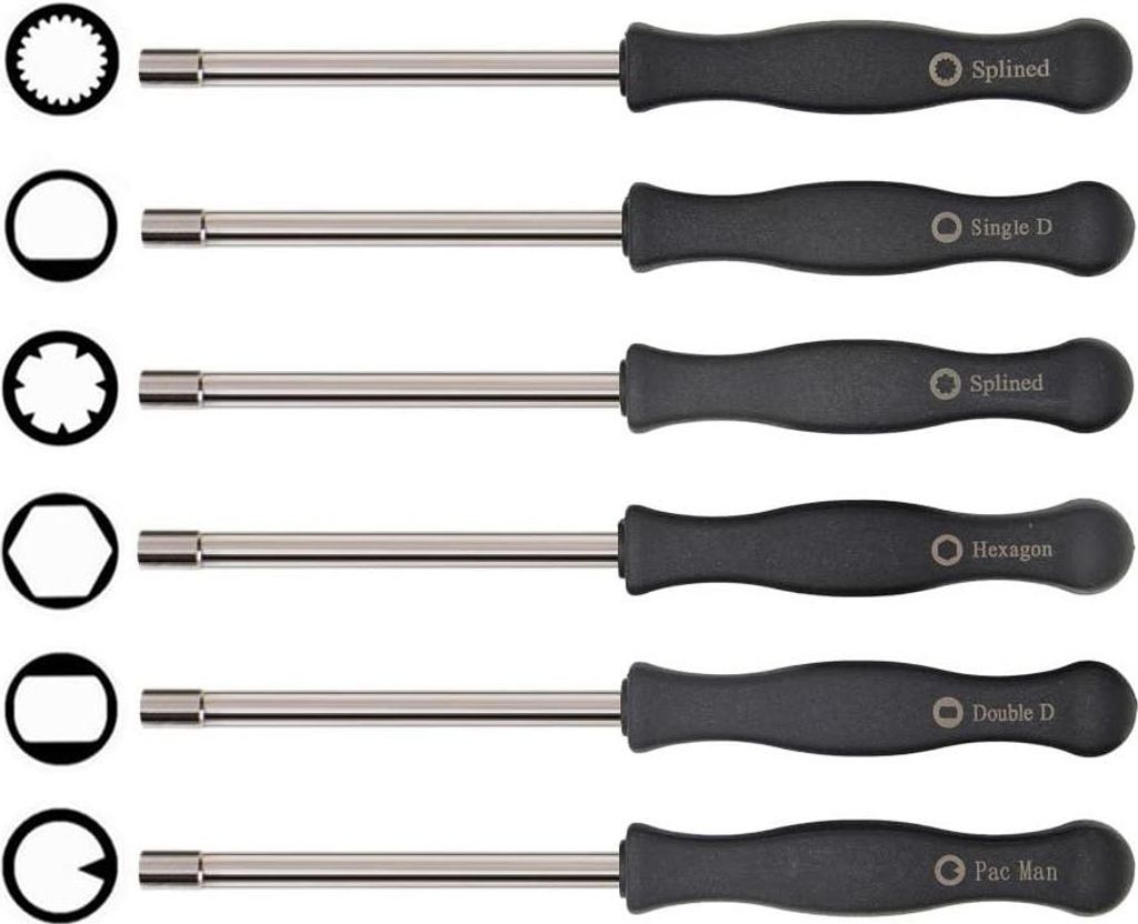 Vergaser Schraubendreher Set Einstellwerkzeug 6Pcs passend für Husqvarna 125 135 136 137 141 142 235 235e 236 236e 240 240e 435 435e 440e von McCu...