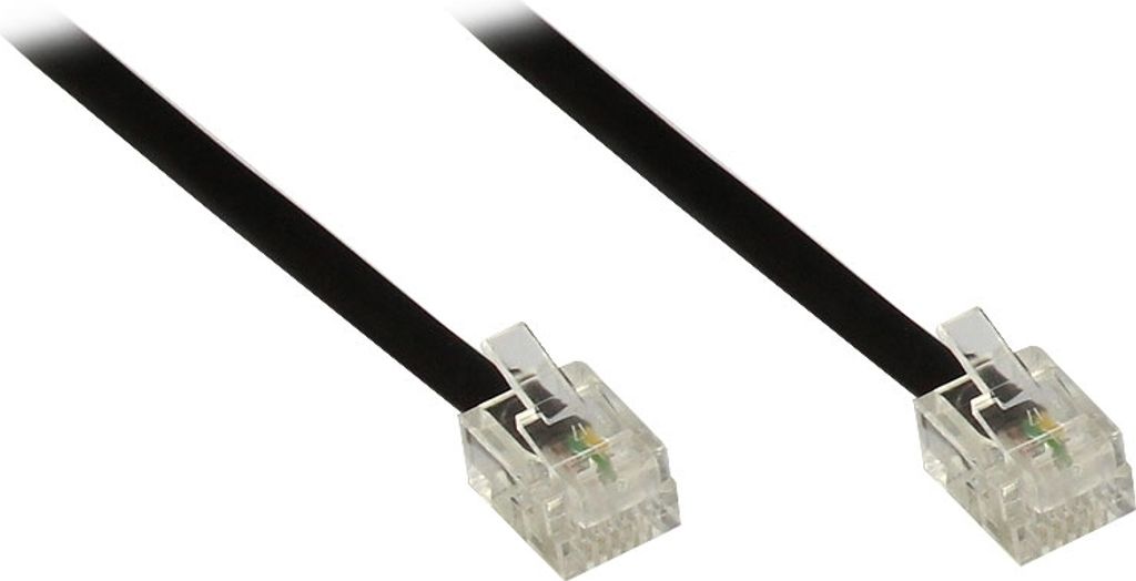 RJ11 Western Verbindungskabel, 6p4c Länge: 10m, Good Connections