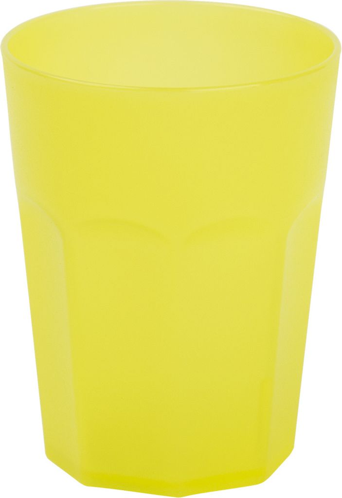 Kunststoffbecher Gelb Trinkbecher Party-Becher Plastik Trink-Gläser Mehrweg 0,4l
